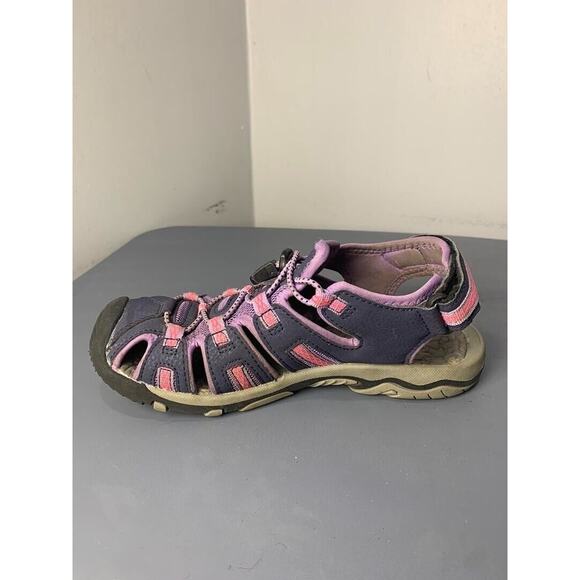 Dream Pairs Girls Outdoor Sandals Size 5 Pink & Purple Adjustable Strap - Picture 5 of 8